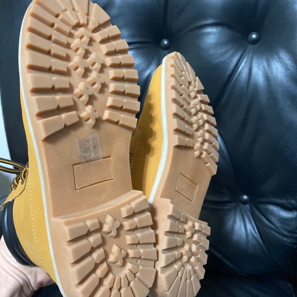 Urban groove hip hop work boots unisex womens 7 Mens 5 brown lace up NWOT - Picture 5 of 6